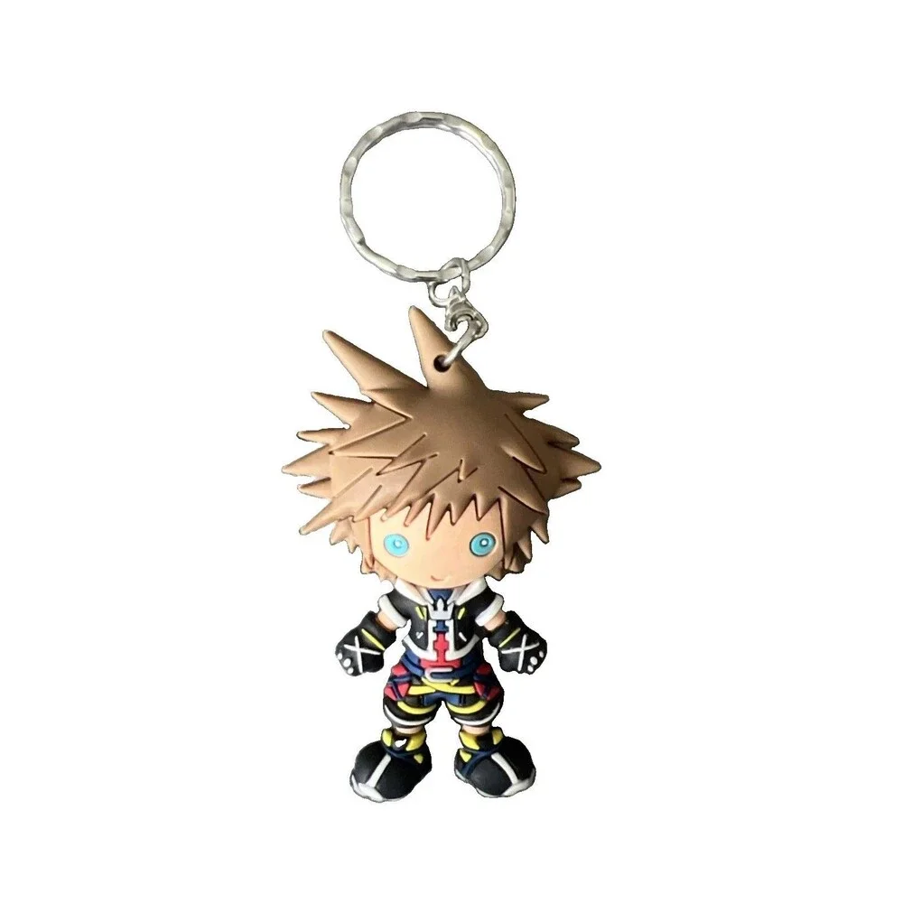 Sora Kingdom Hearts Figure Keychain Disney Brand NWOT